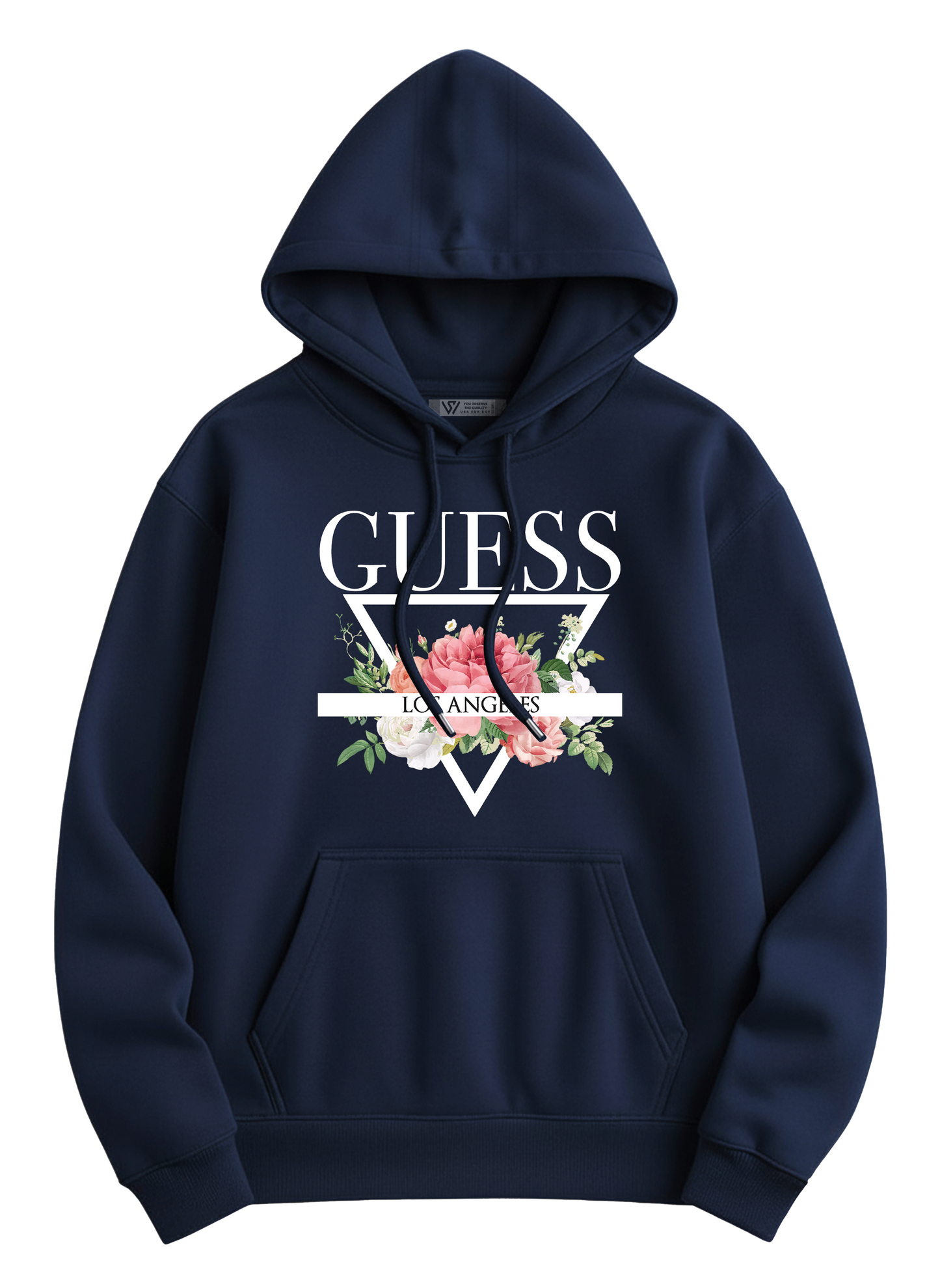 Guess Flower Hoodie - Basic Printed