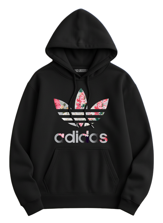 Adidas(Pink) Hoodie - Basic Printed