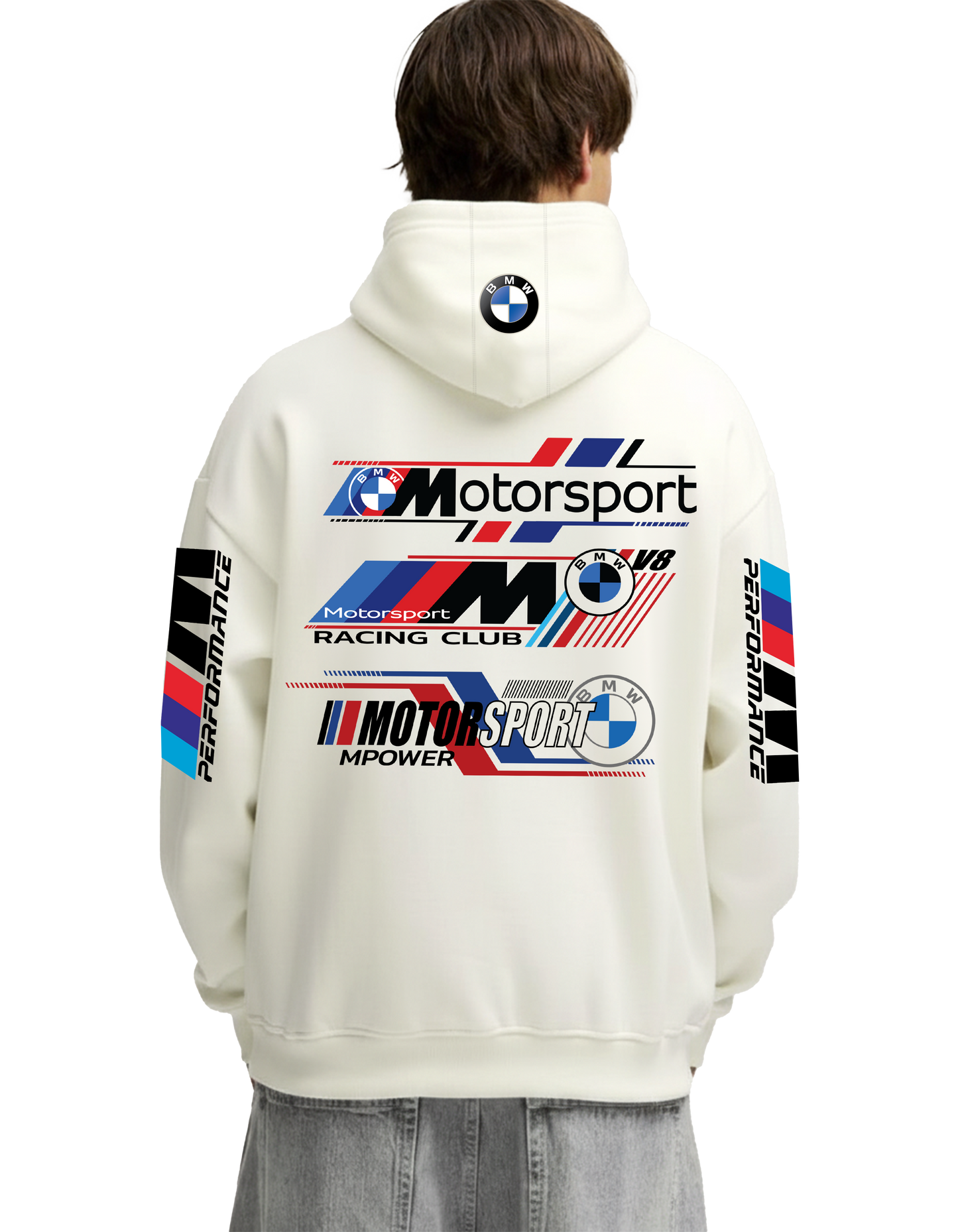 BMW Motorsport Hoodie - Oversize Printed