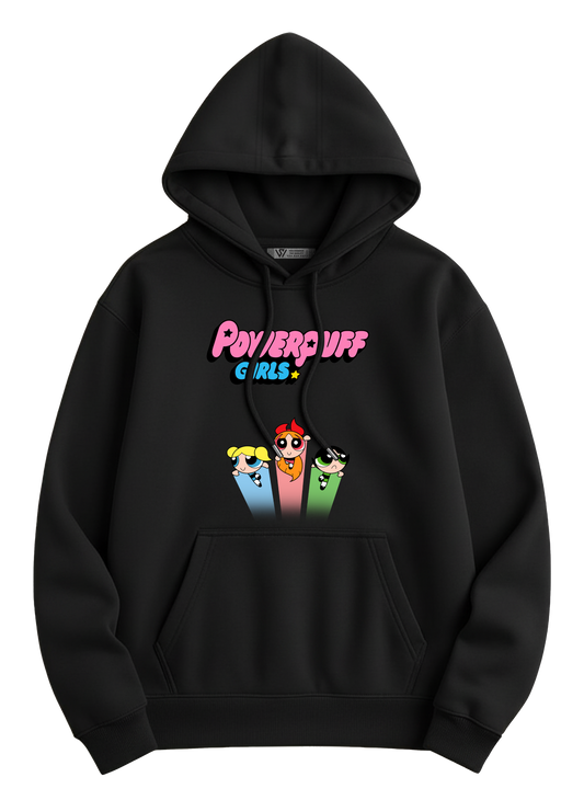 Girls Hoodie - Basic Printed