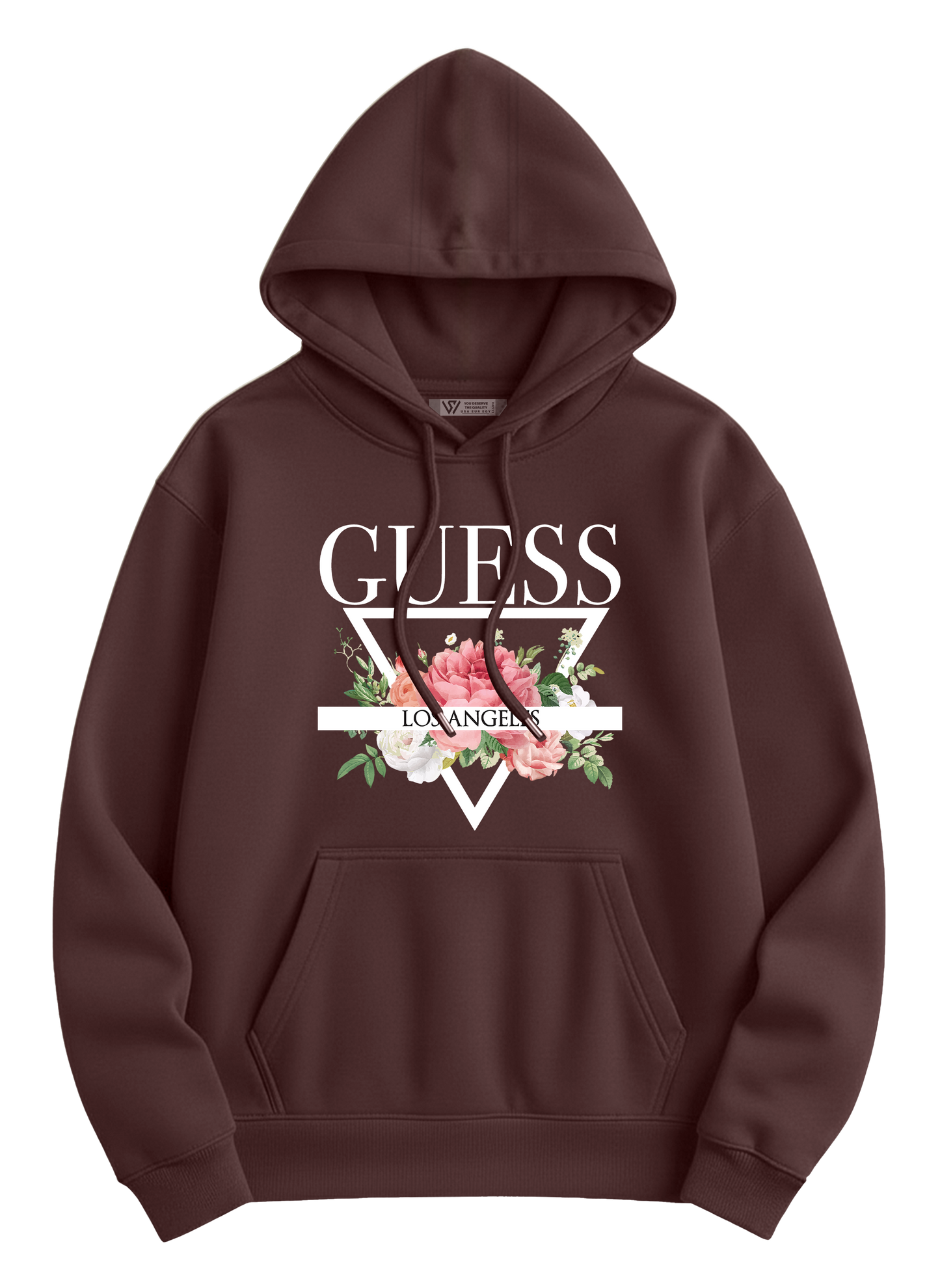 Guess Flower Hoodie - Basic Printed