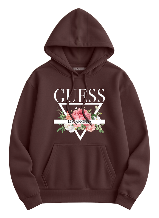 Guess Flower Hoodie - Basic Printed