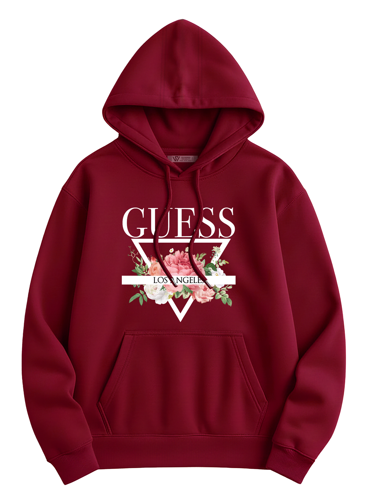 Guess Flower Hoodie - Basic Printed