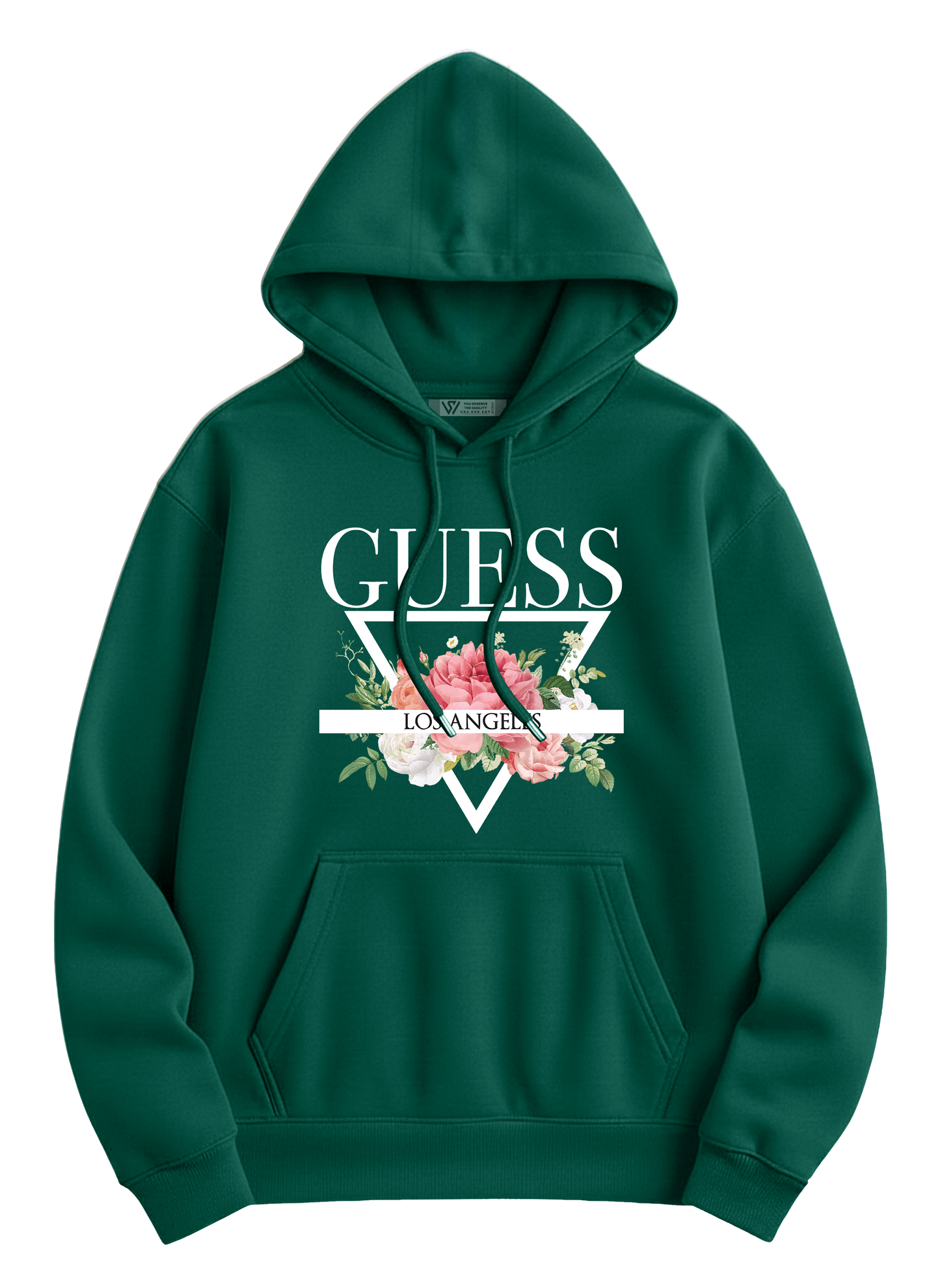 Guess Flower Hoodie - Basic Printed